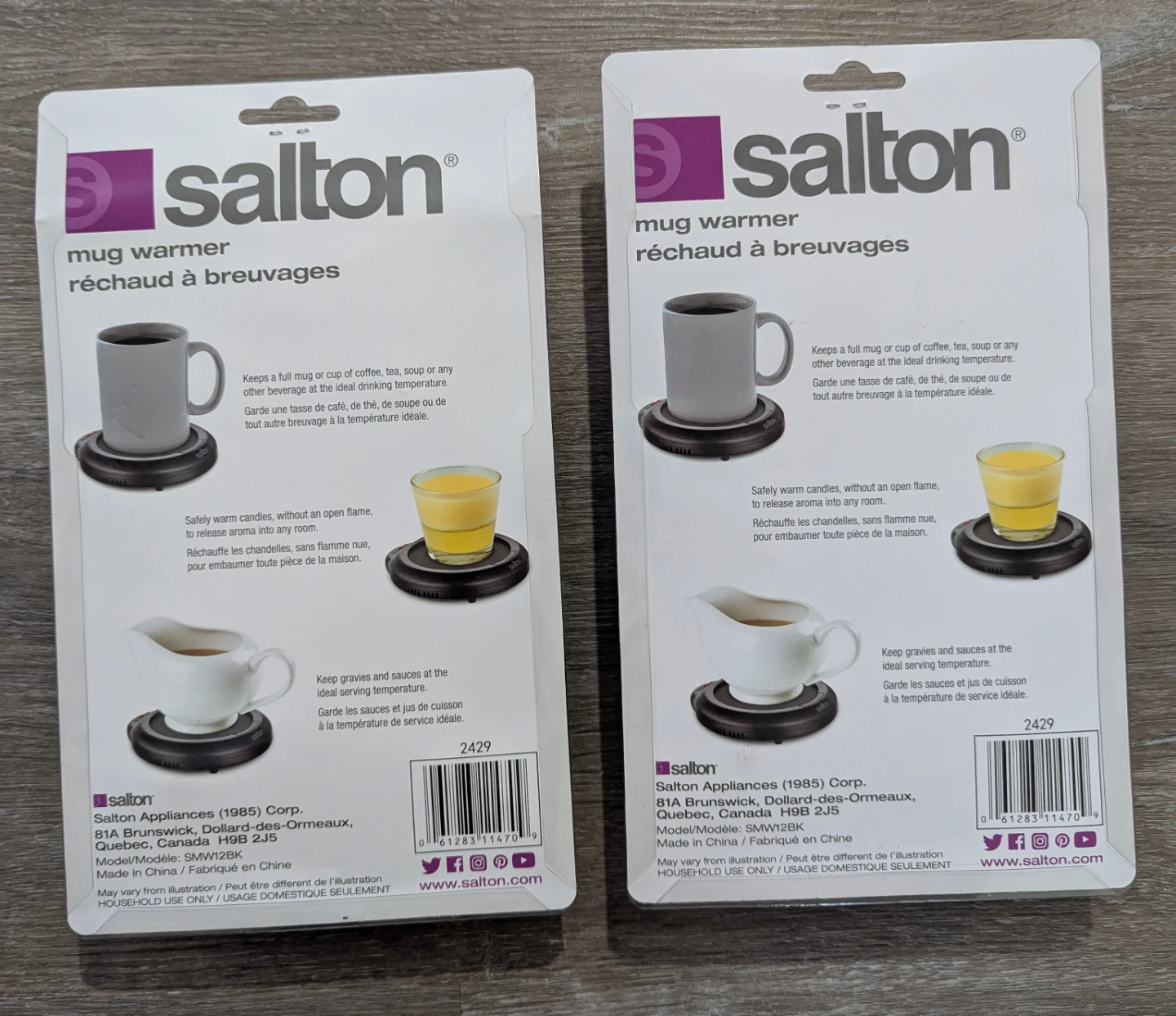 $5 for 2 Salton Mug Warmer - New in Box! - photo 2
