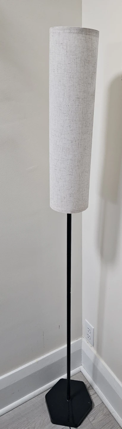 Modern Floor Lamp with Linen Shade