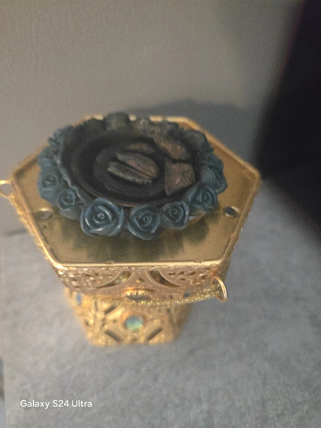 Gold Tone Incense Burner - photo 2