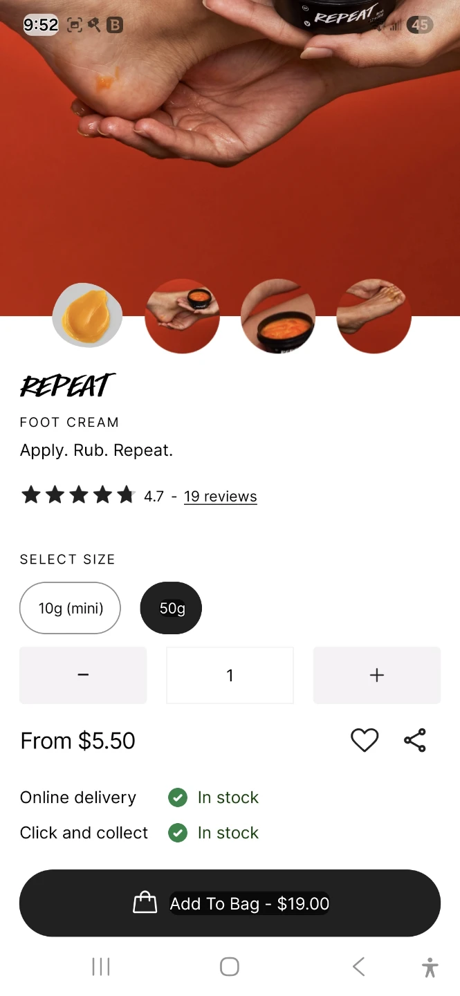 Lush Repeat Foot Balm