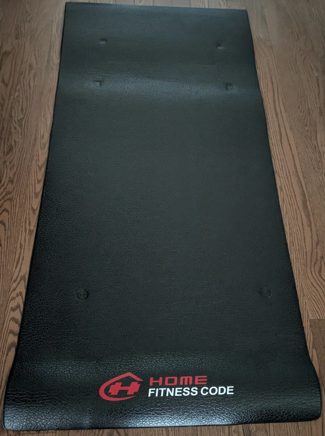 Home Fitness Code Exercise Mat - Black