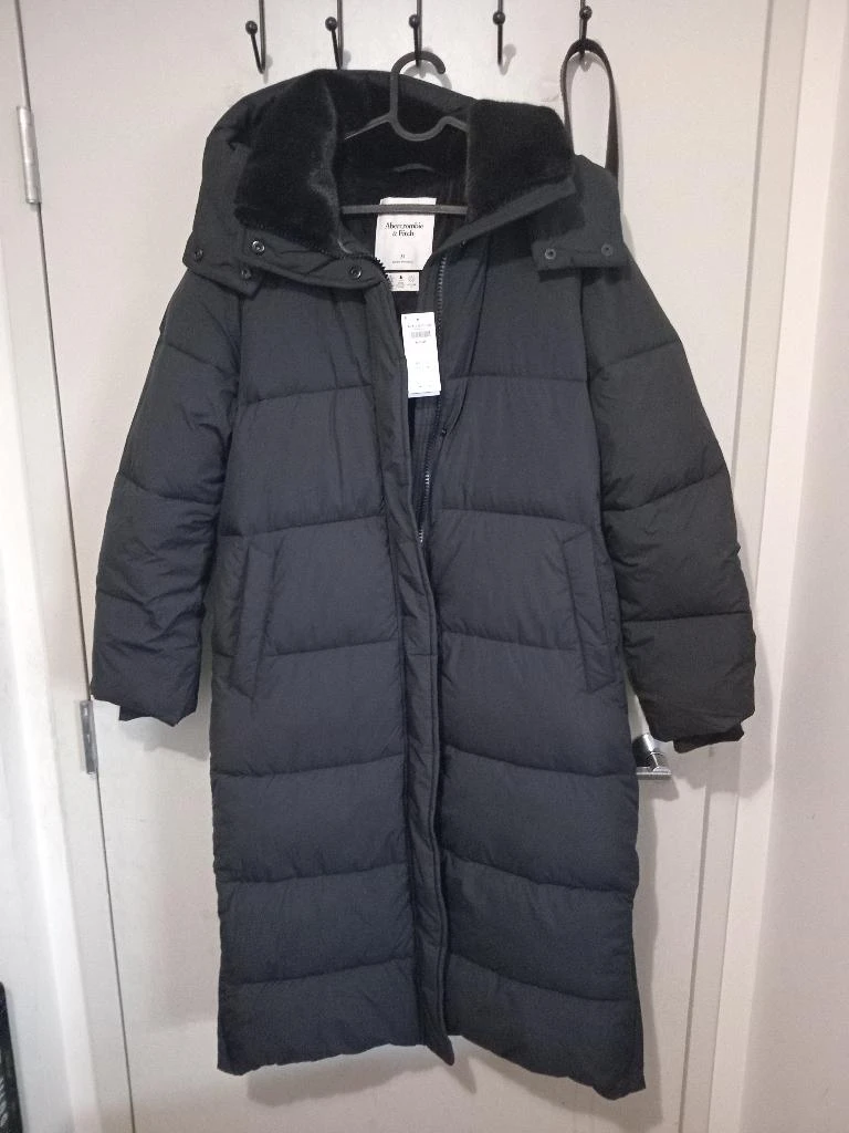Abercrombie & Fitch Long Puffer Coat