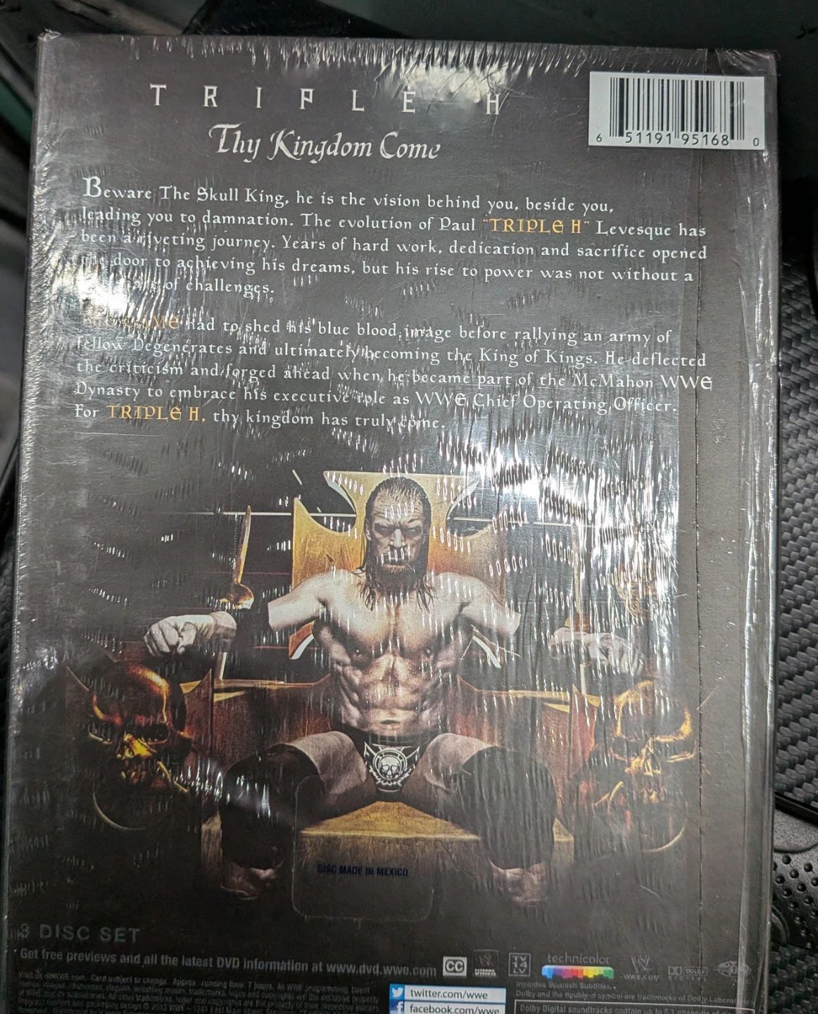 Triple H: Thy Kingdom Come DVD - New! - photo 2