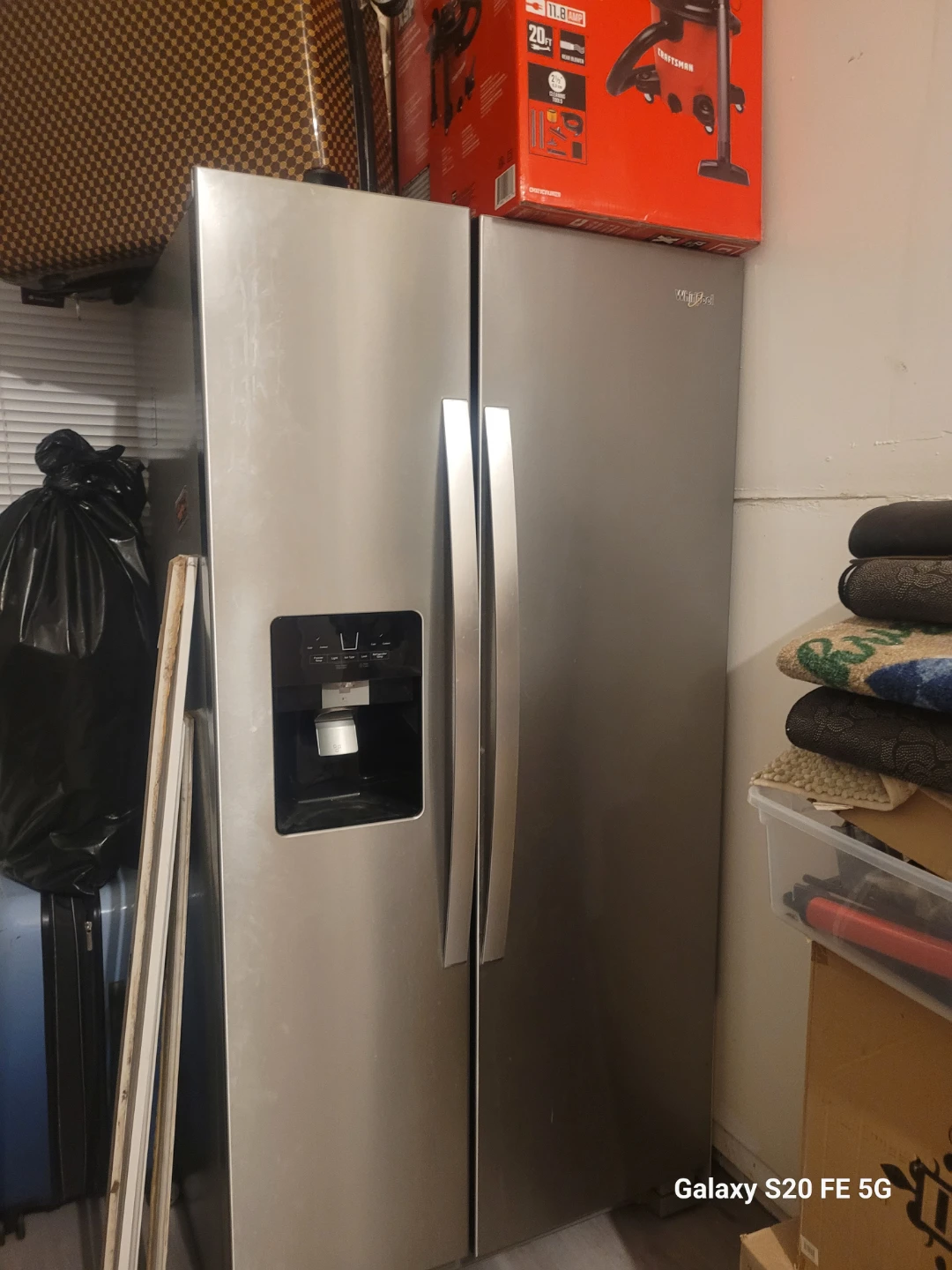 Whirlpool Side-by-Side Refrigerator - Silver - photo 2
