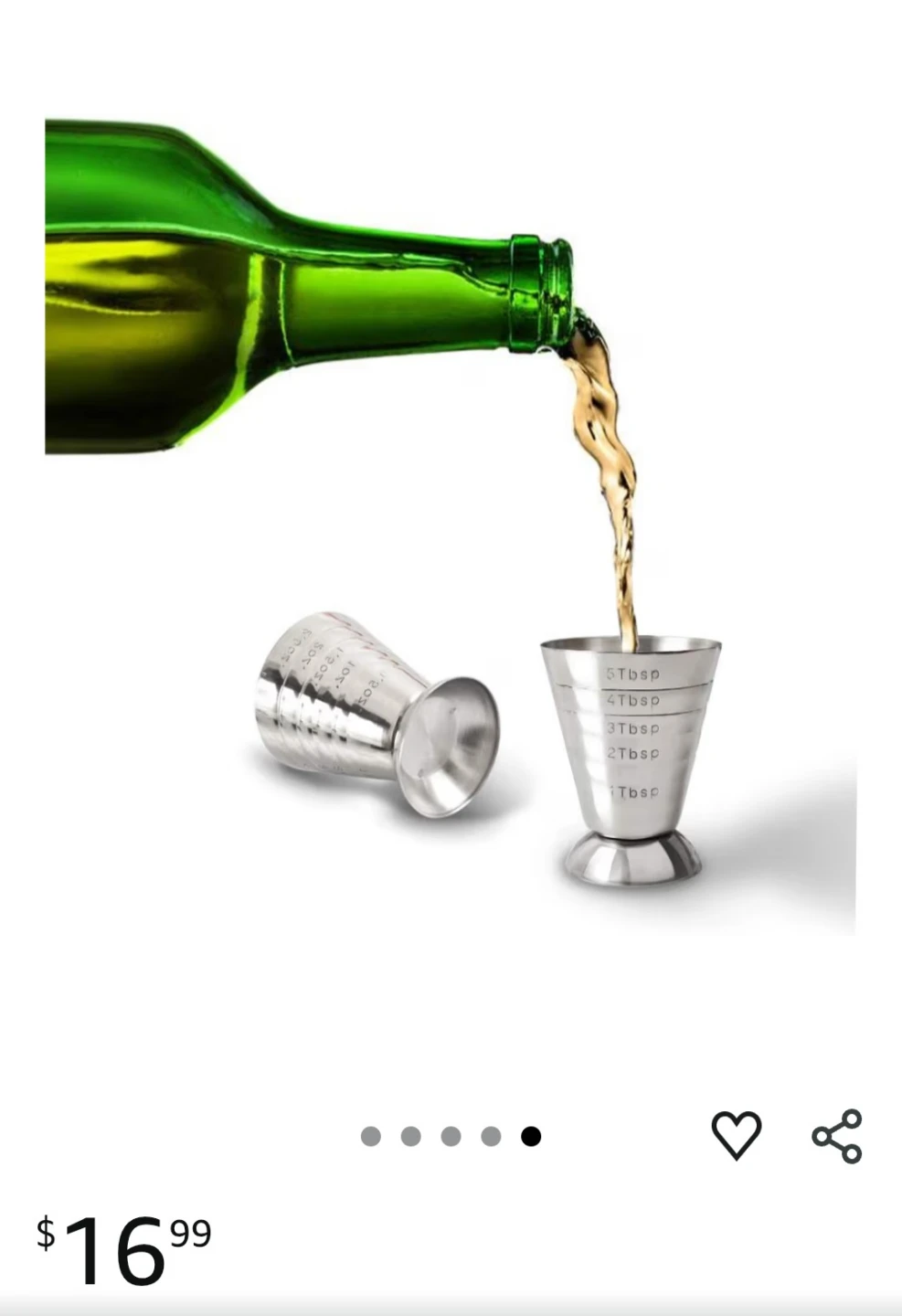 Cocktail Jigger - 75ml - photo 4