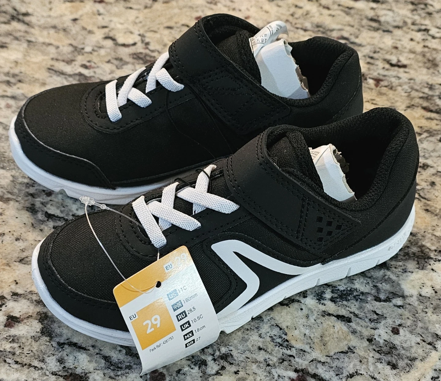 Decathlon Kids' Black Sneakers - EU 29 (US 11C) - photo 2