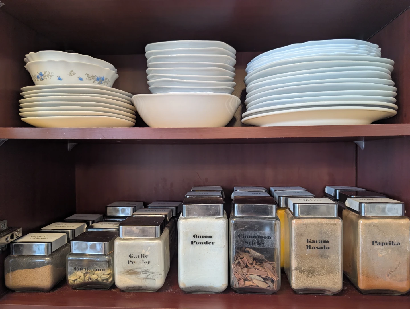 22 glass storage jars with stainless steel lids - photo 4