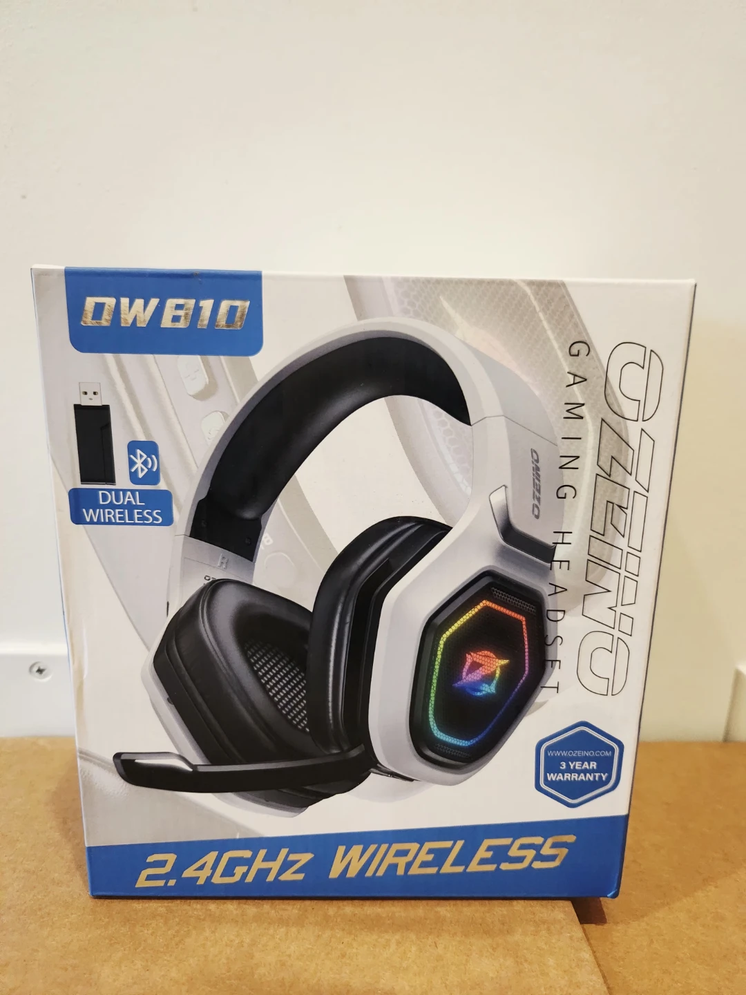 Ozeino QW810 2.4GHz Wireless Gaming Headset - New - photo 2