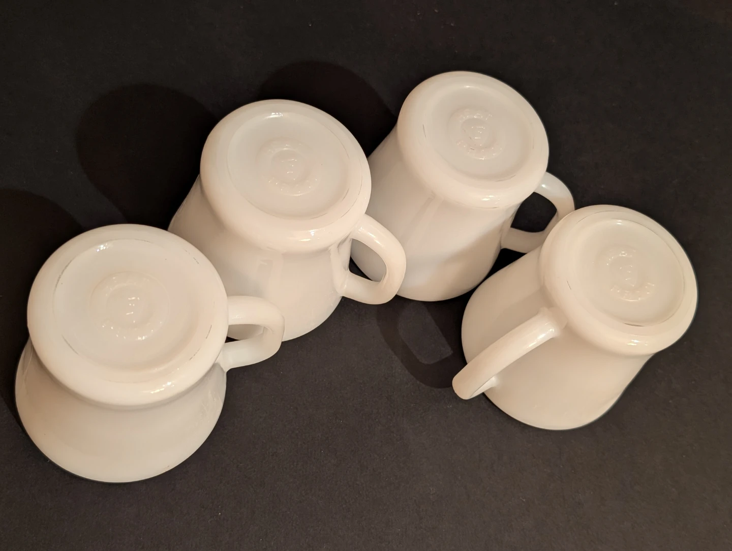 Fire King Milk Glass Coffee Mugs - Set of 4 - photo 3
