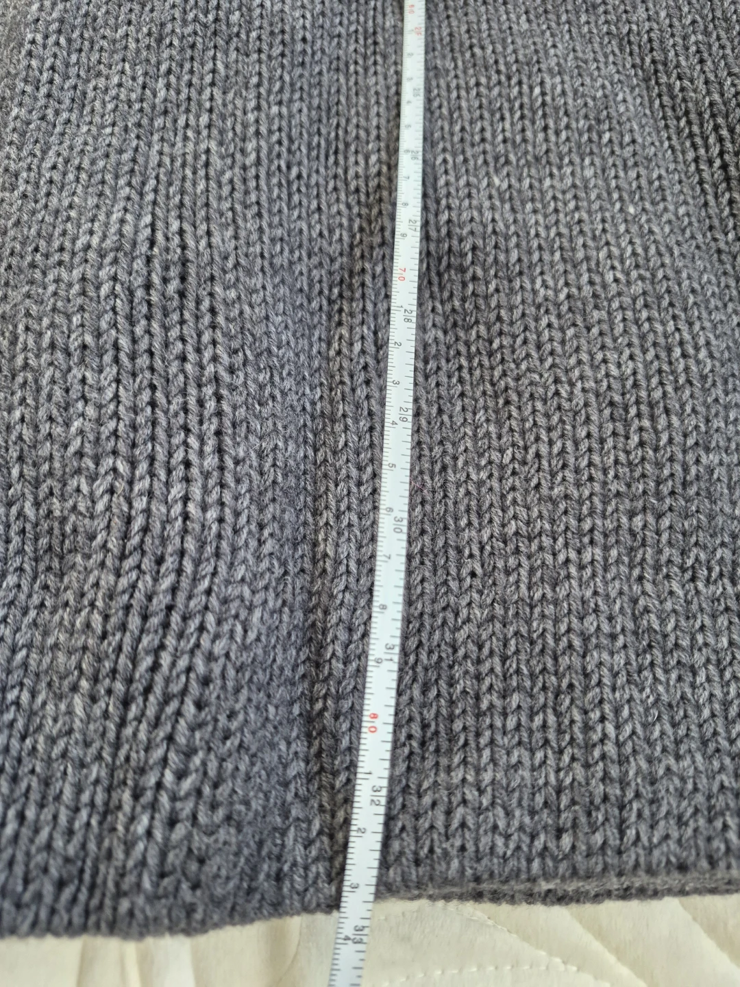 Real Rabbit Fur Grey Knit Hooded Cardigan with  WOOL material - photo 5