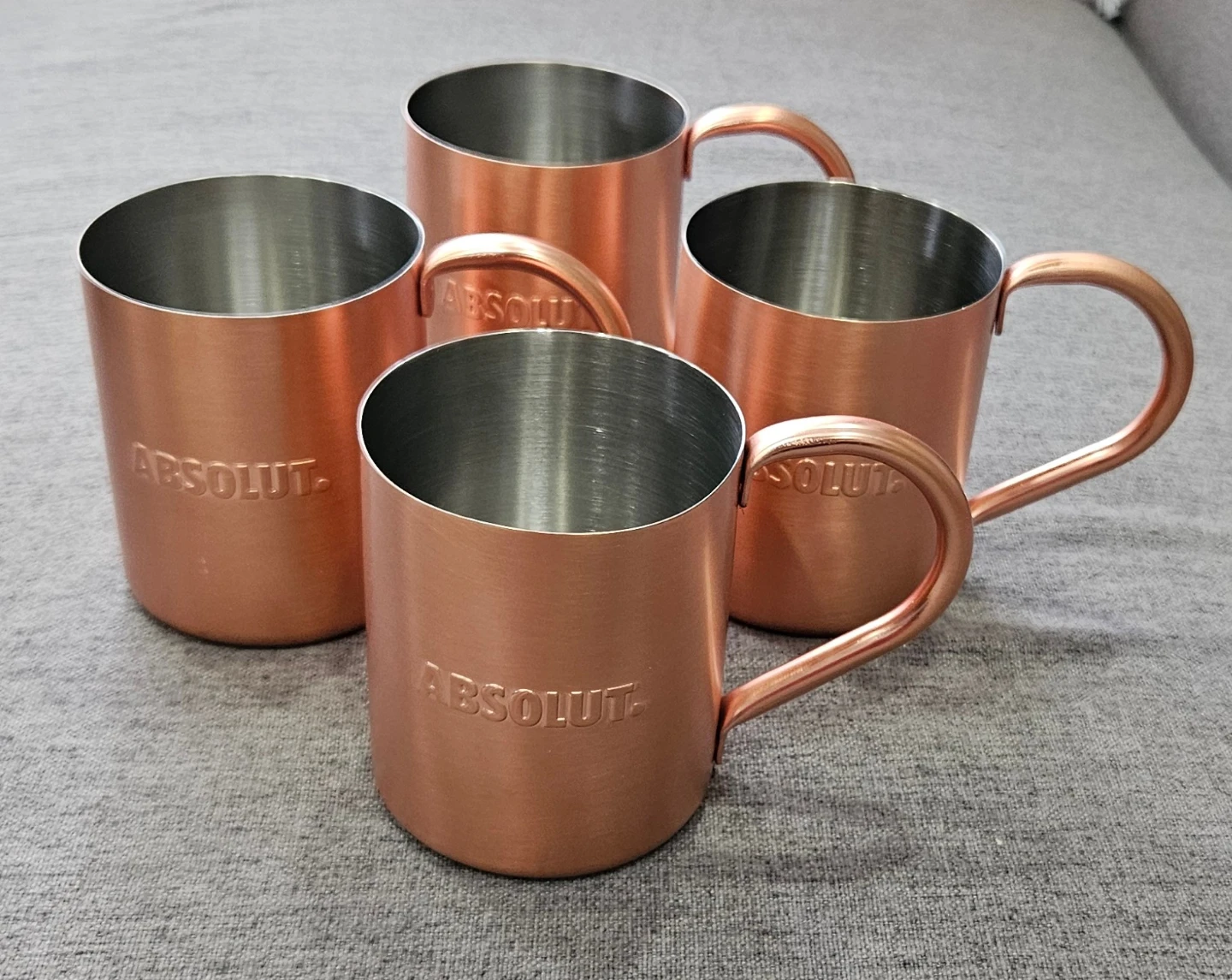 Absolut Copper Moscow Mule Mugs - Set of 4
