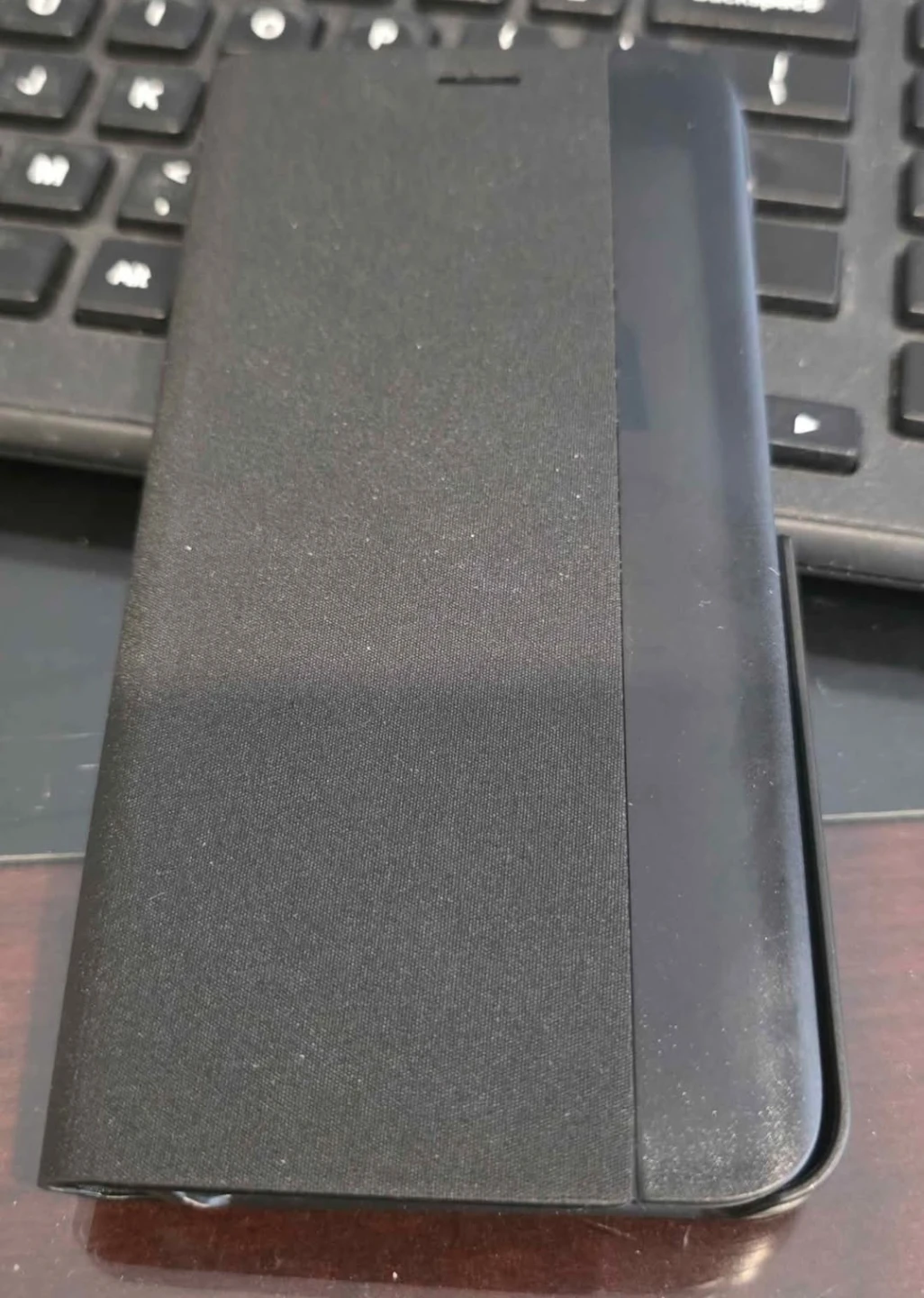 Galaxy Series Leather Side Window Flip Case - photo 2