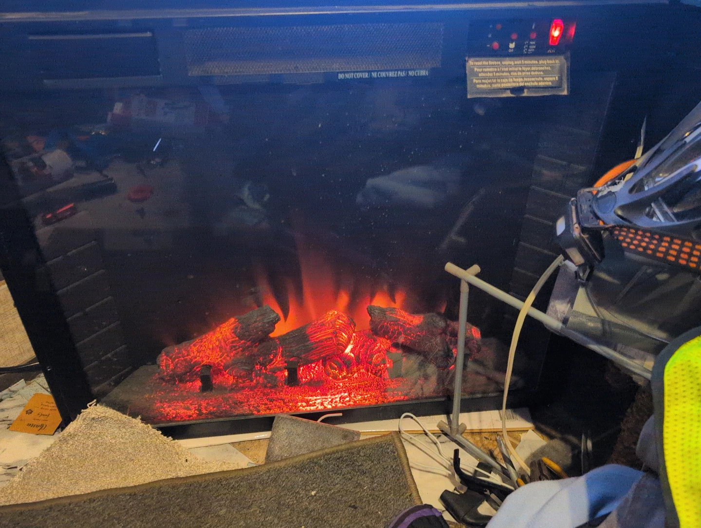 Electric Fireplace 120v portable - photo 2