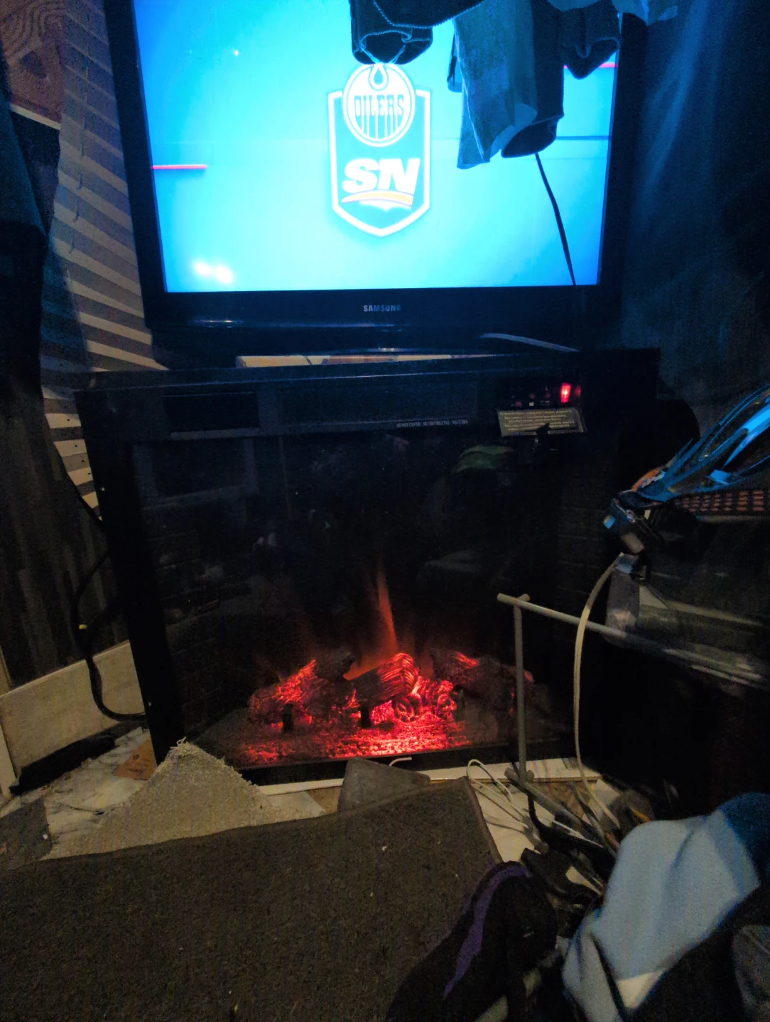 Electric Fireplace 120v portable - photo 3