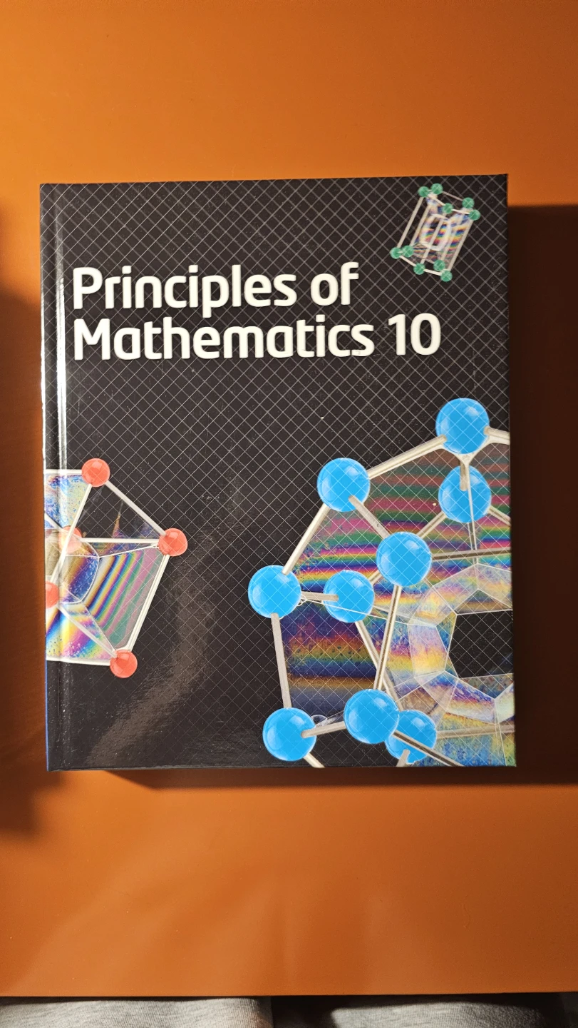 Principles of Mathematics 10 Textbook