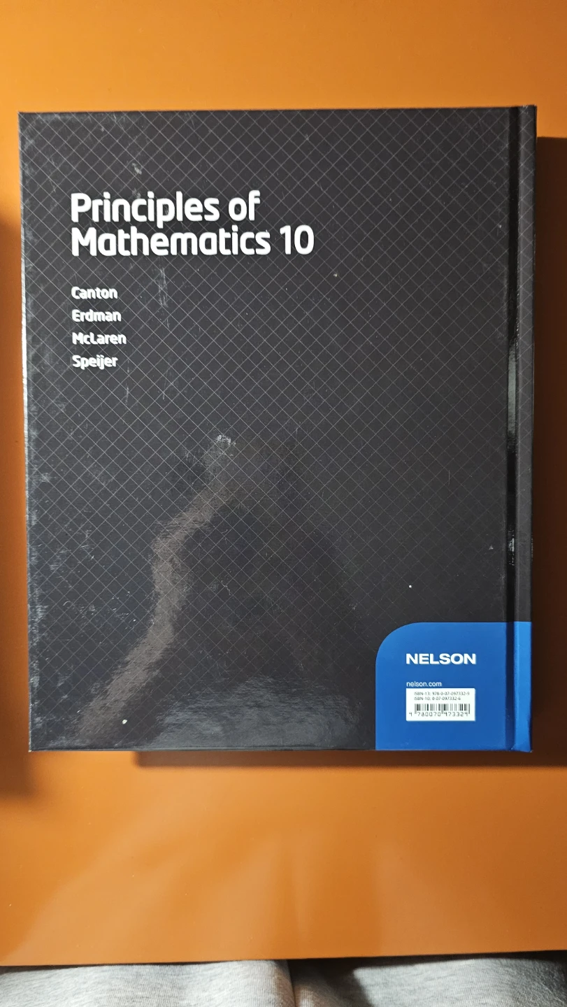 Principles of Mathematics 10 Textbook - photo 2