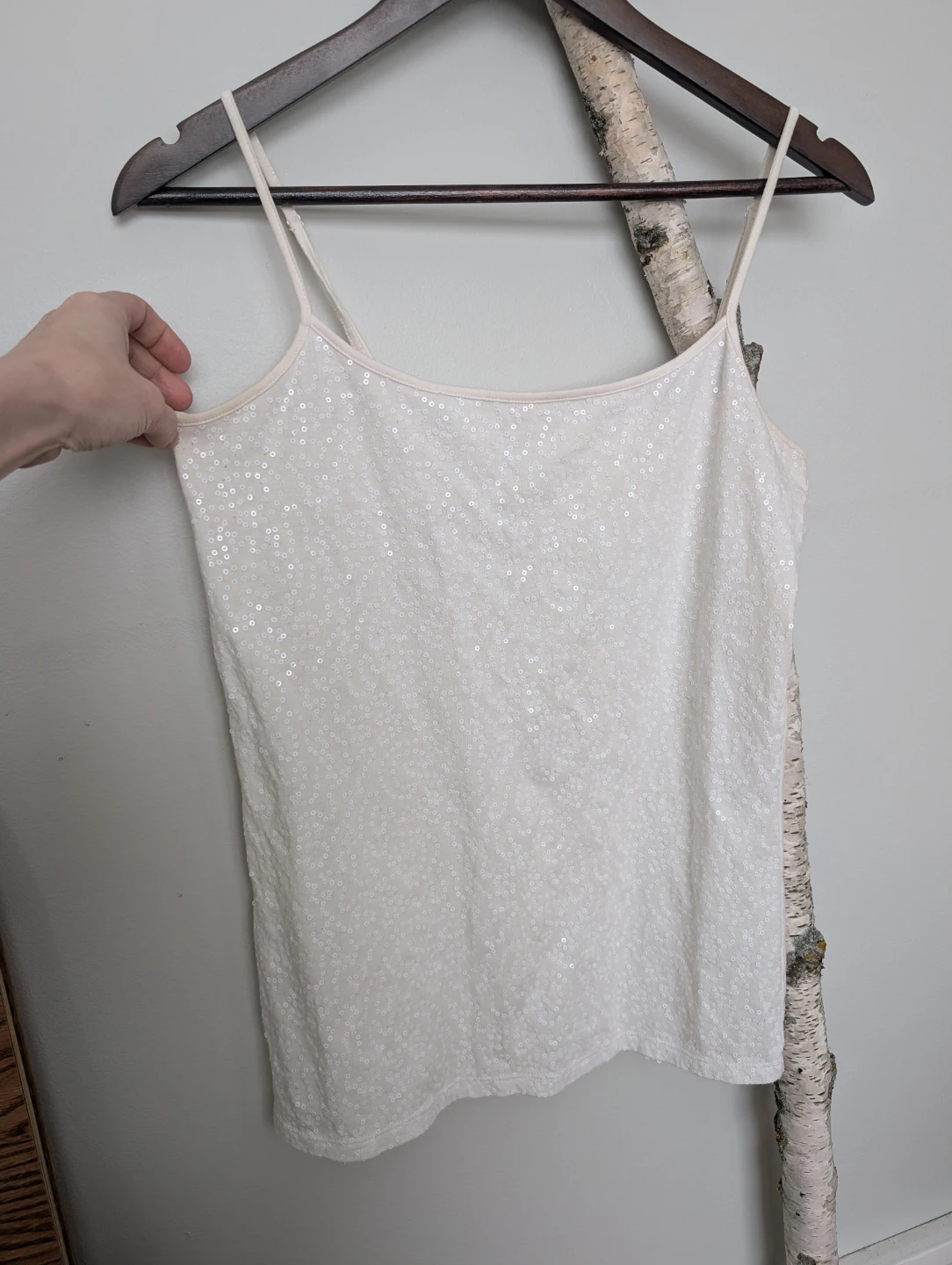 Sequined Tank Top