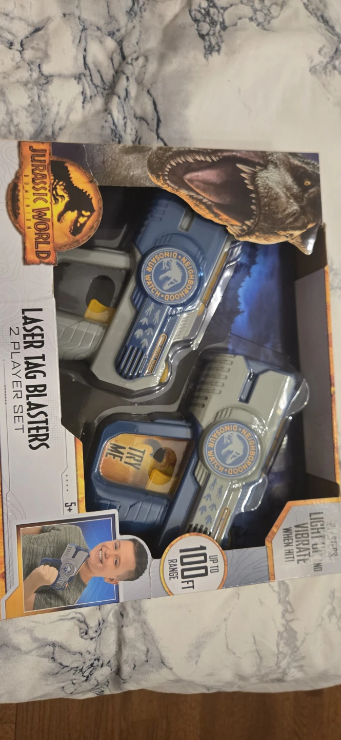 Jurassic World Laser Tag Blasters - 2 Player Set - New in Box! - photo 4