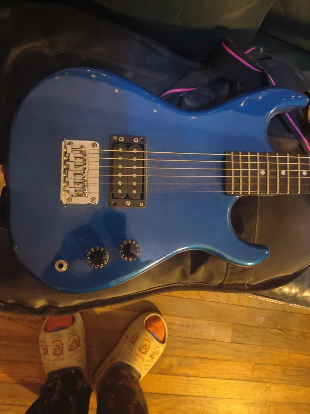 Blue Electric Guitar - Cruise "Created for VAE" - photo 3