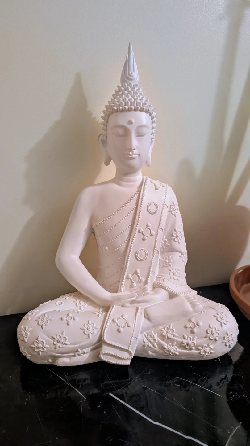 White Buddha Statue