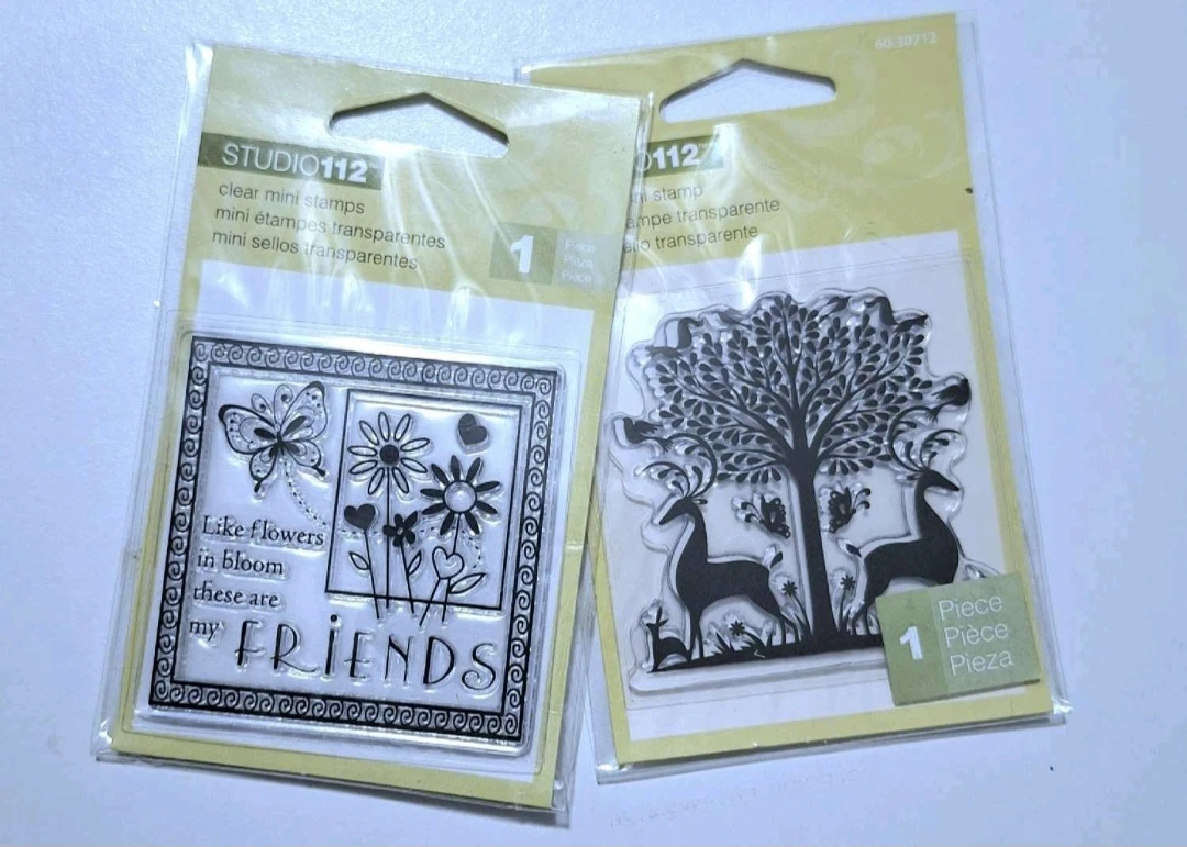 Studio 112 Clear Mini Stamps - New