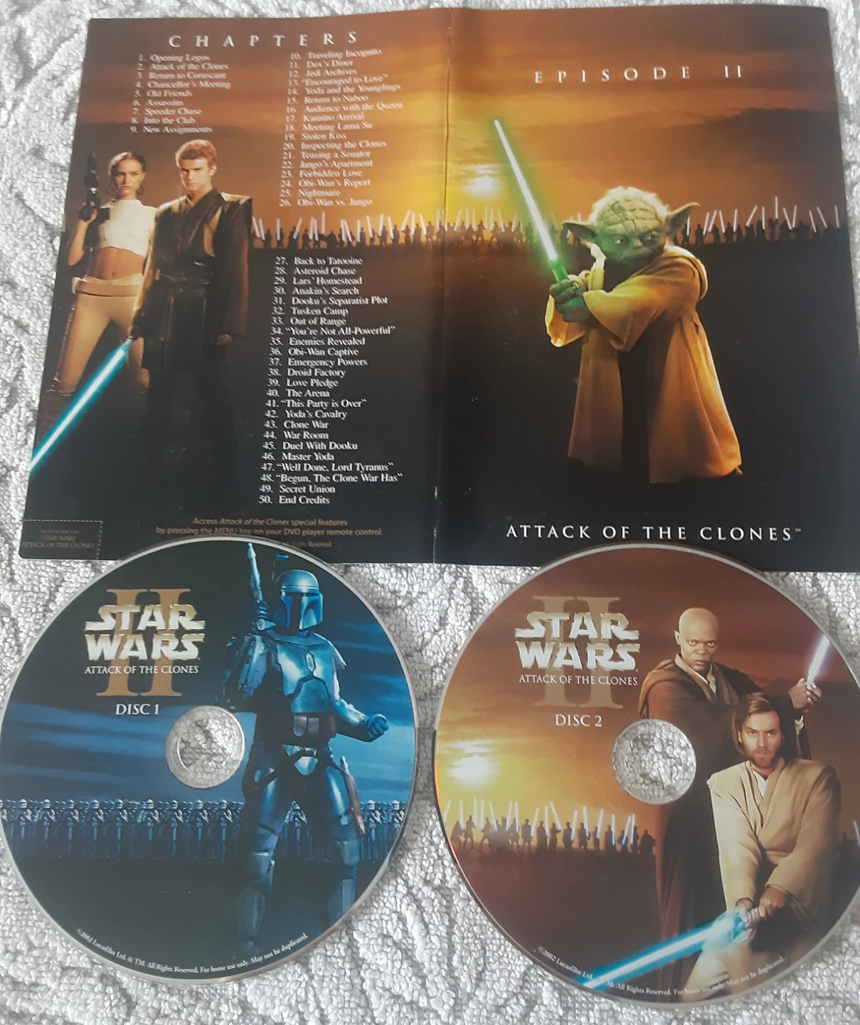 Star Wars Episode II: Attack of the Clones DVD - photo 5