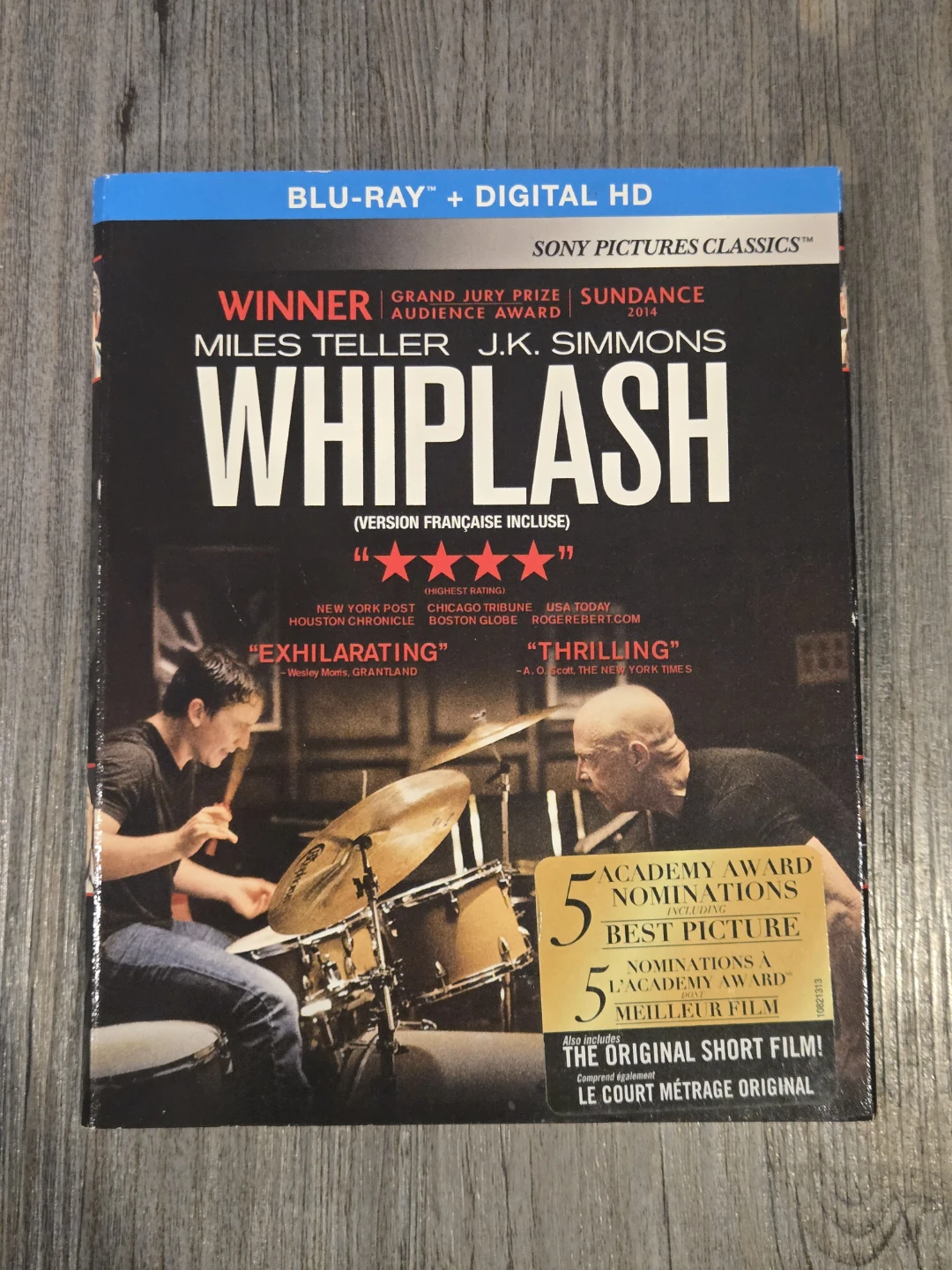 Whiplash Blu-ray