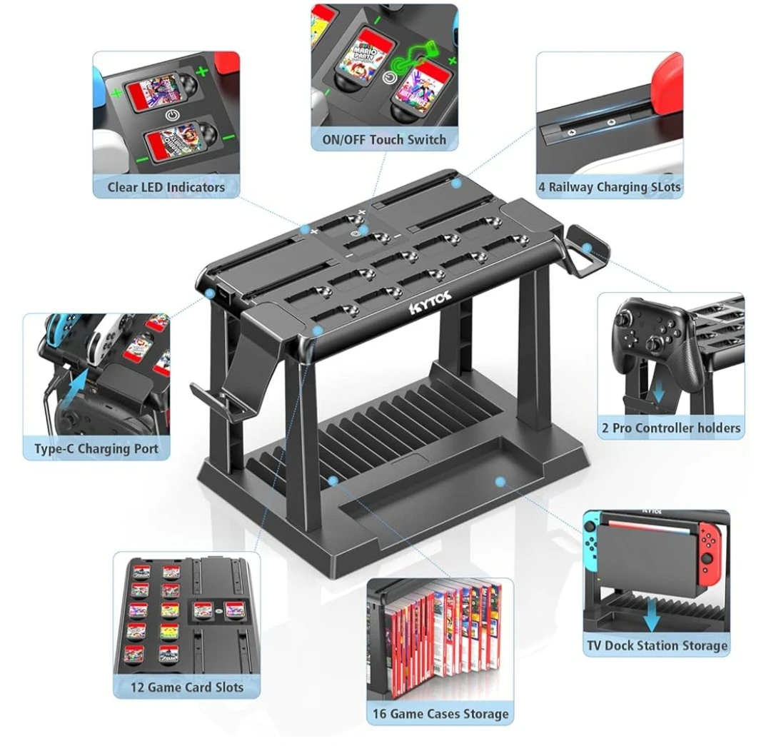 Tower Storage Stand for Nintendo Switch/OLED, - photo 5
