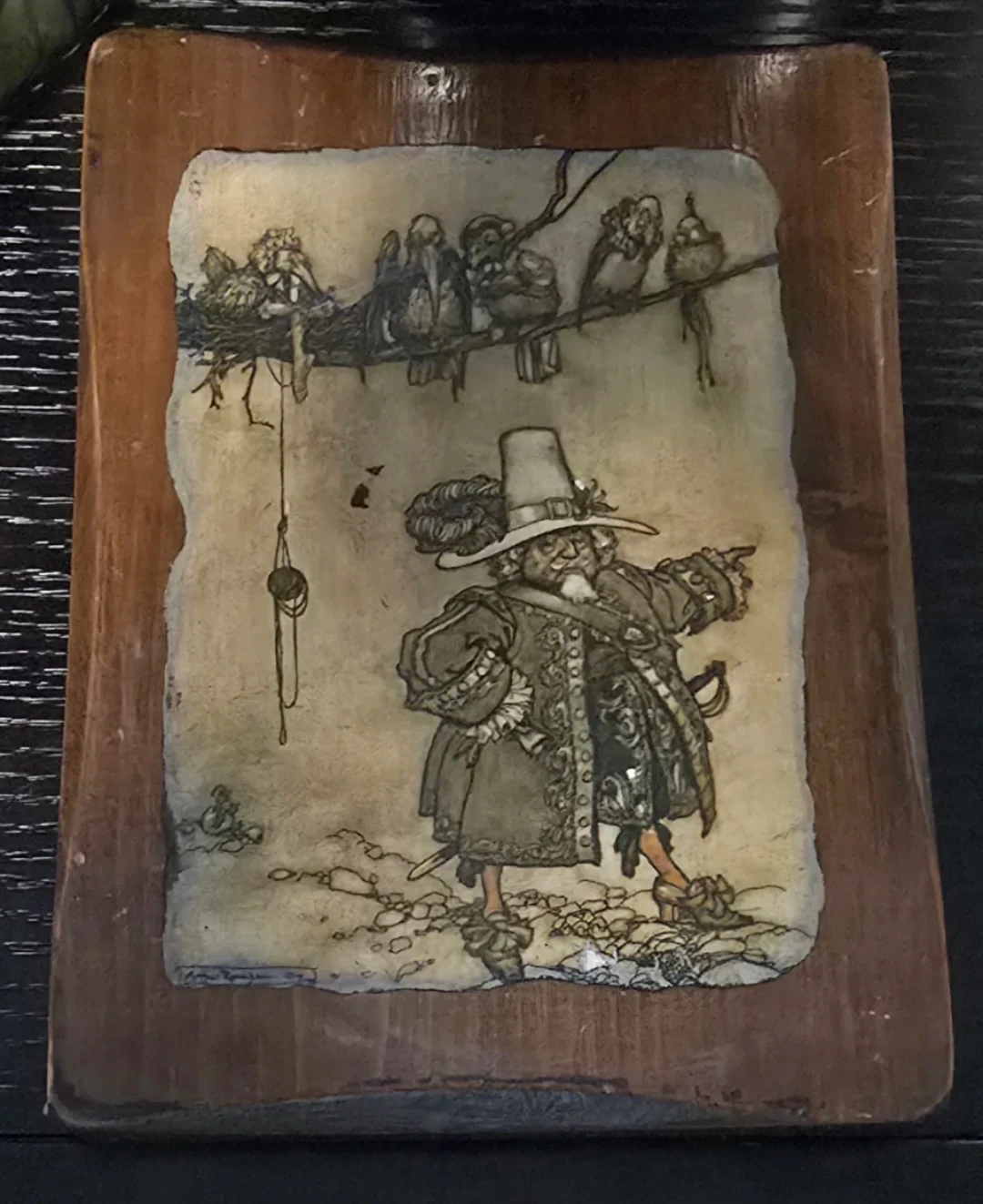 🥕Antique Illustration Art plaque collectable - photo 2