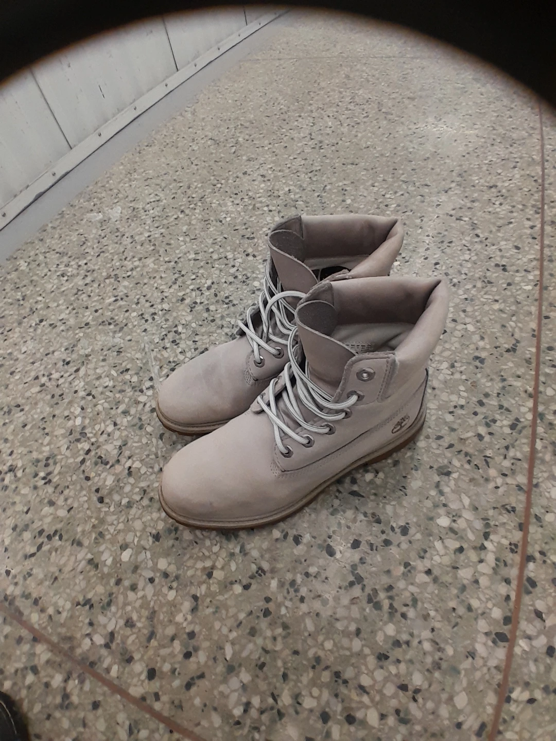Timberland Women's Beige Suede Lace-Up Boots size 10 - photo 3