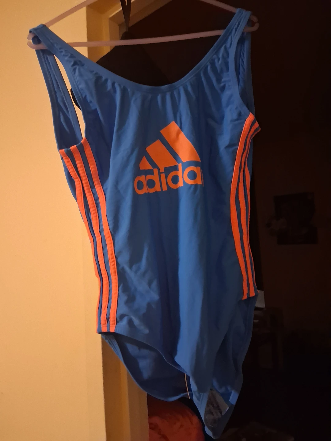 Adidas Women's Blue & Orange One-Piece Swimsuit - photo 2