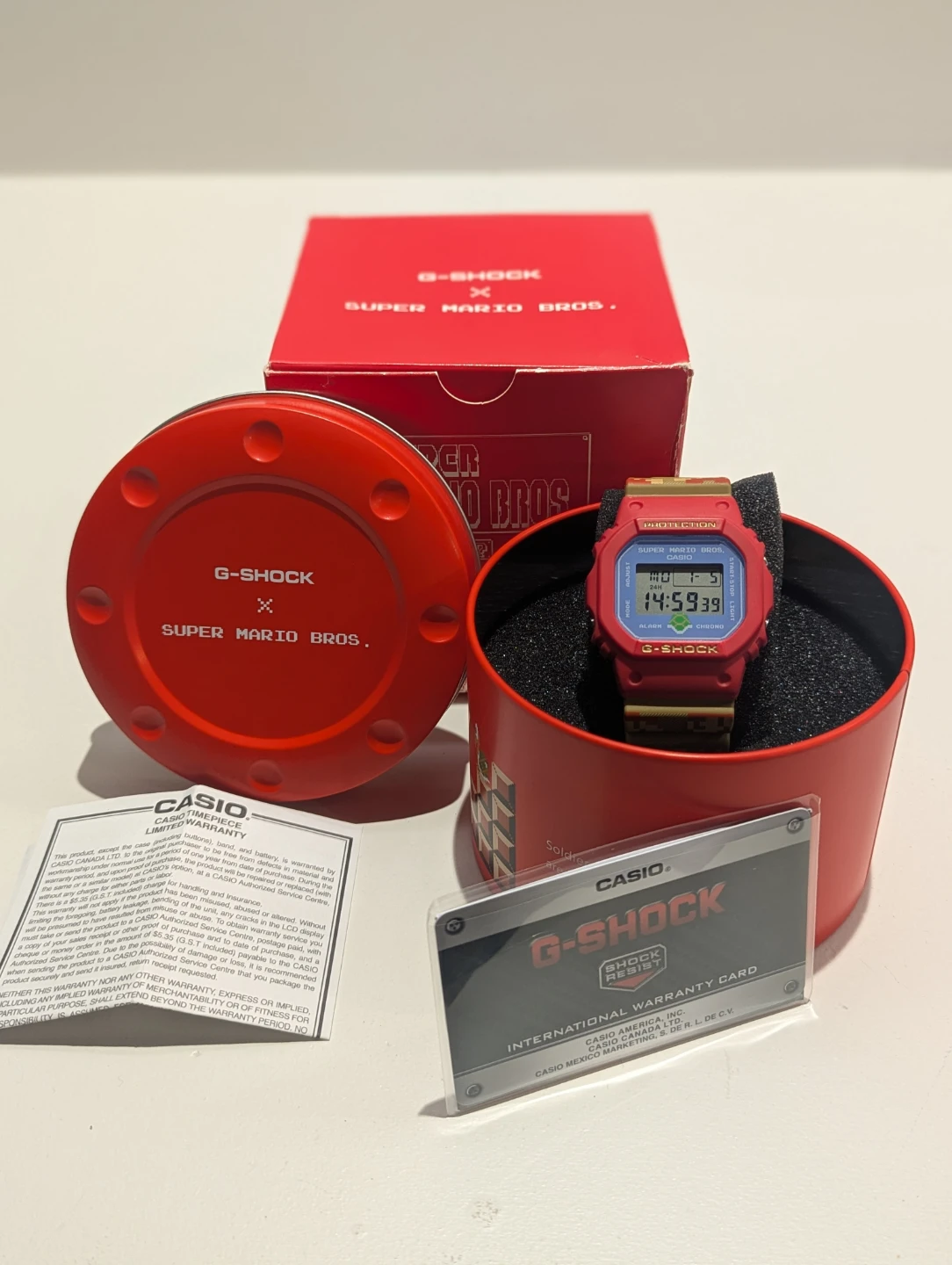 Casio G-Shock x Super Mario Bros. DW-5600SMB Watch