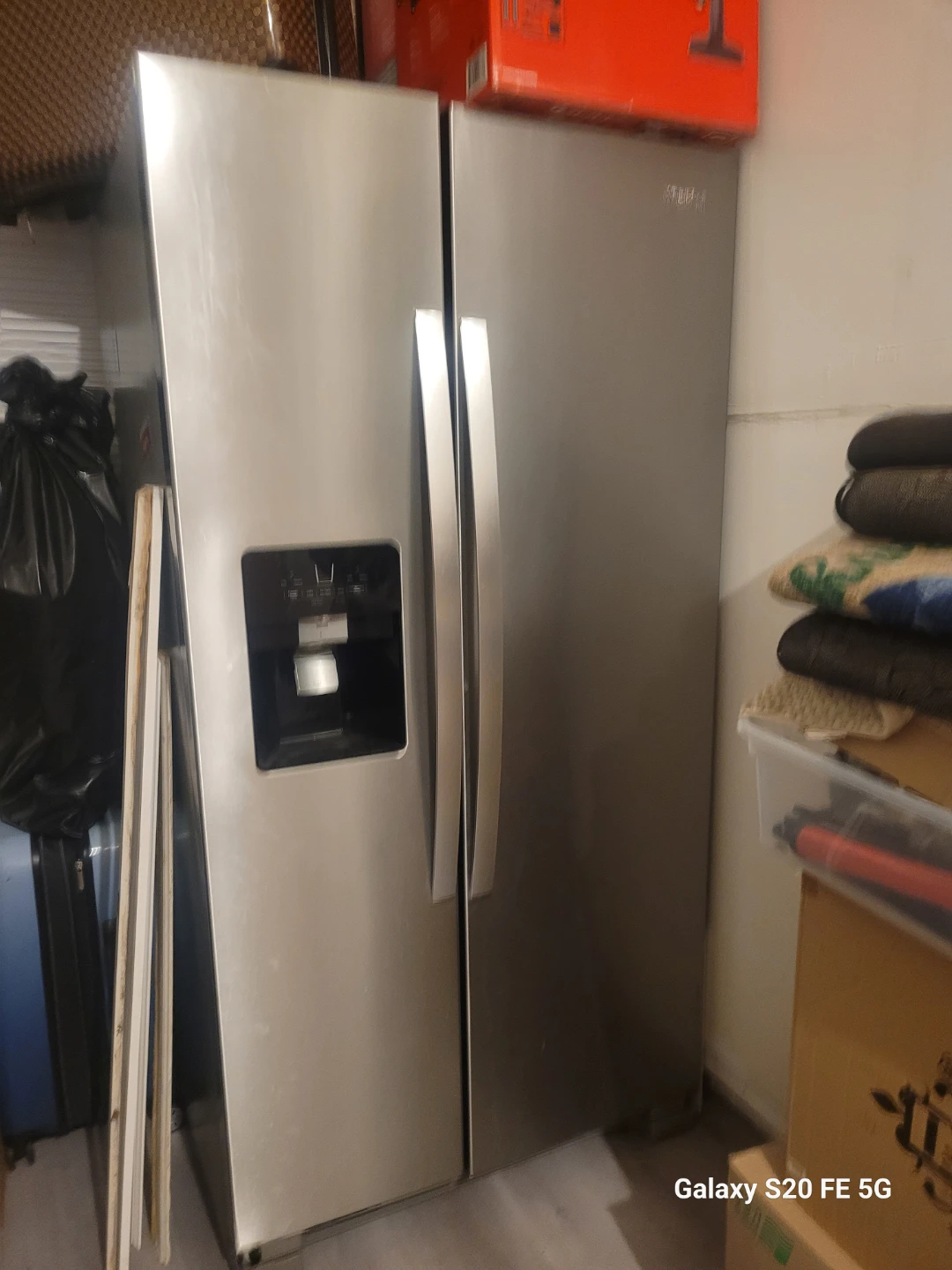 Whirlpool Side-by-Side Refrigerator - Silver