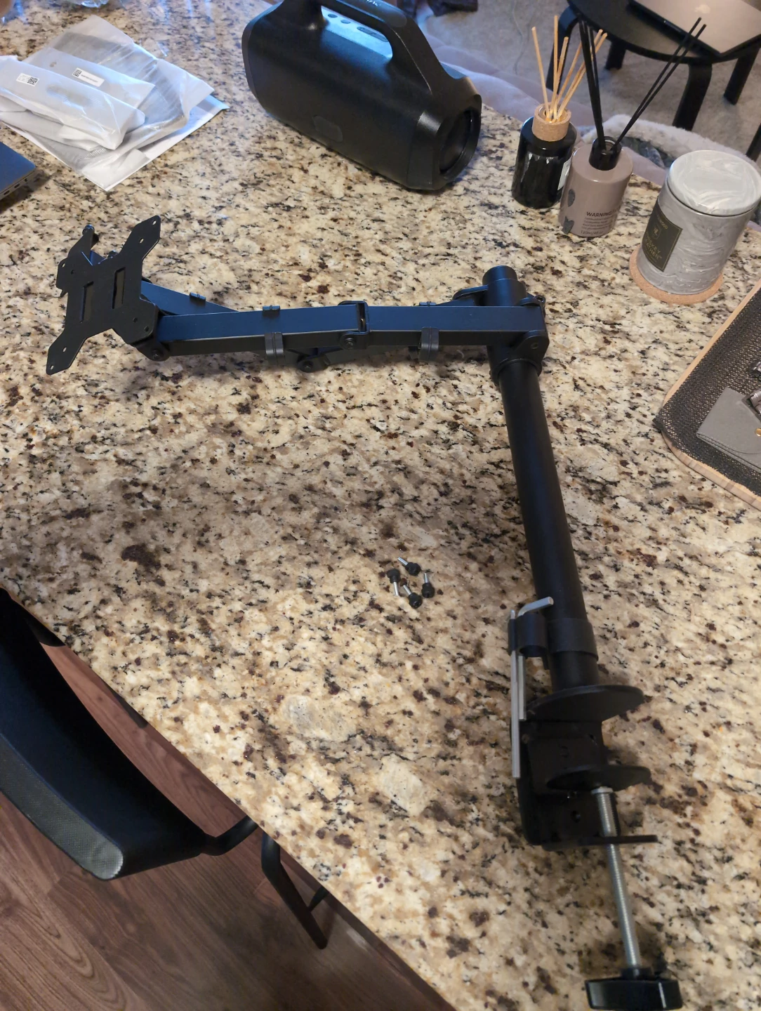 Black Monitor Arm VESA Desk Mount