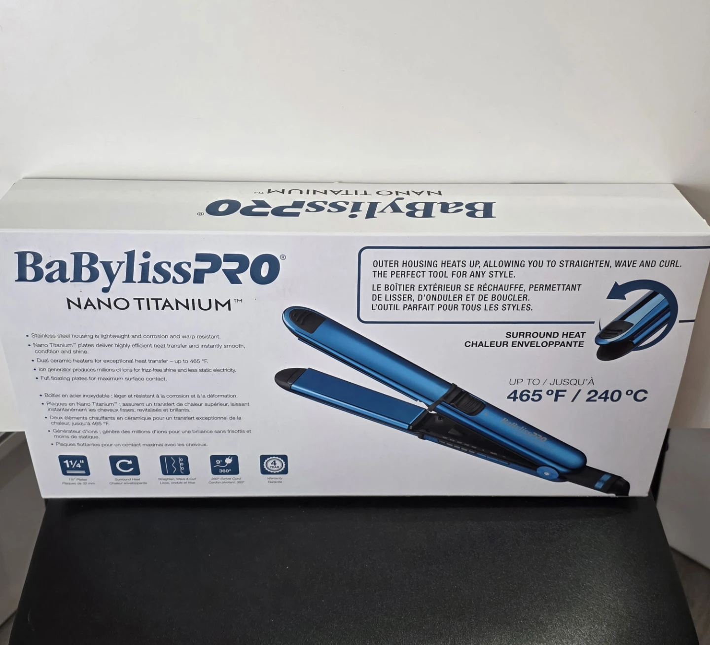 BaBylissPRO Nano Titanium Optima3000 Flat Iron