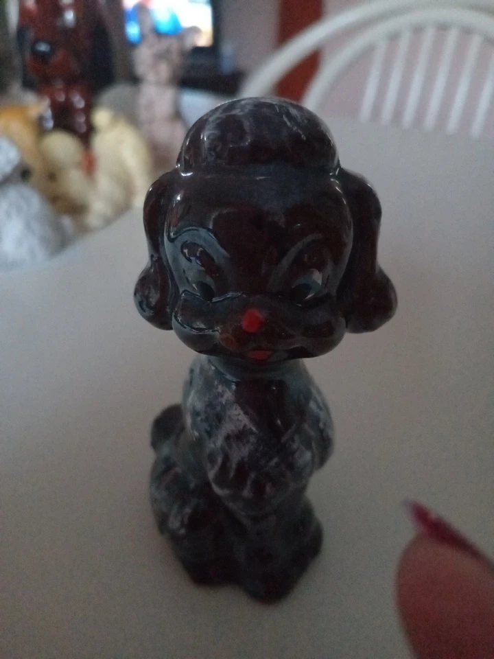 Vintage standing poodle