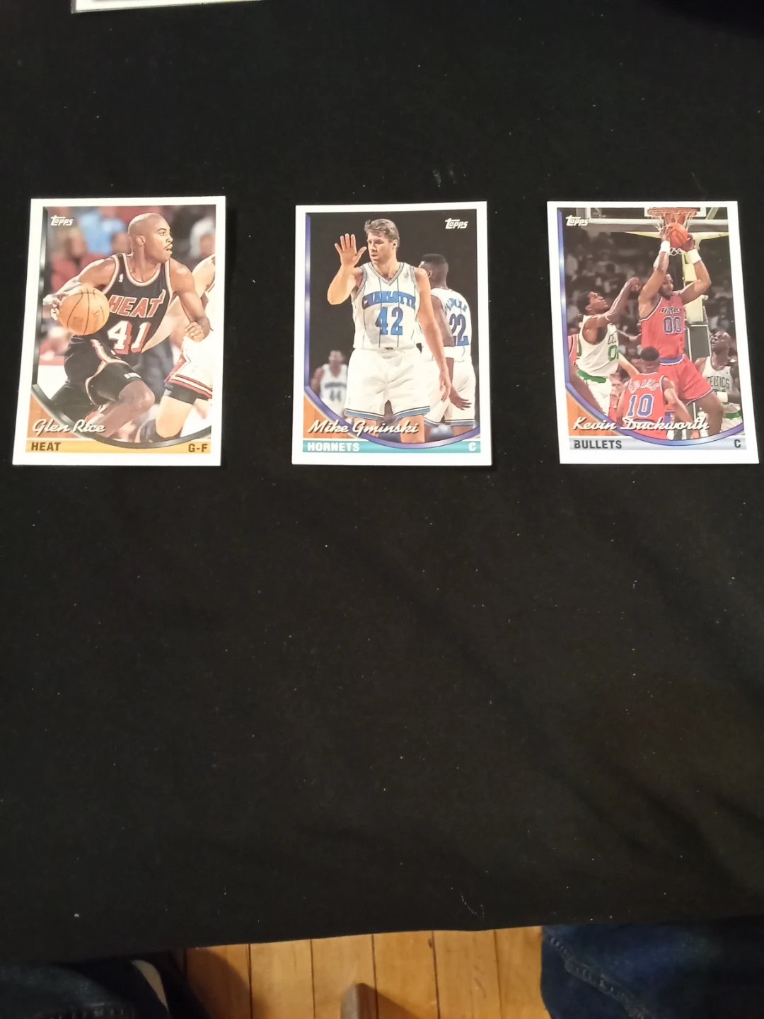 Topps 1994 NBA Basketball Cards - Glen Rice & Mike Gminski