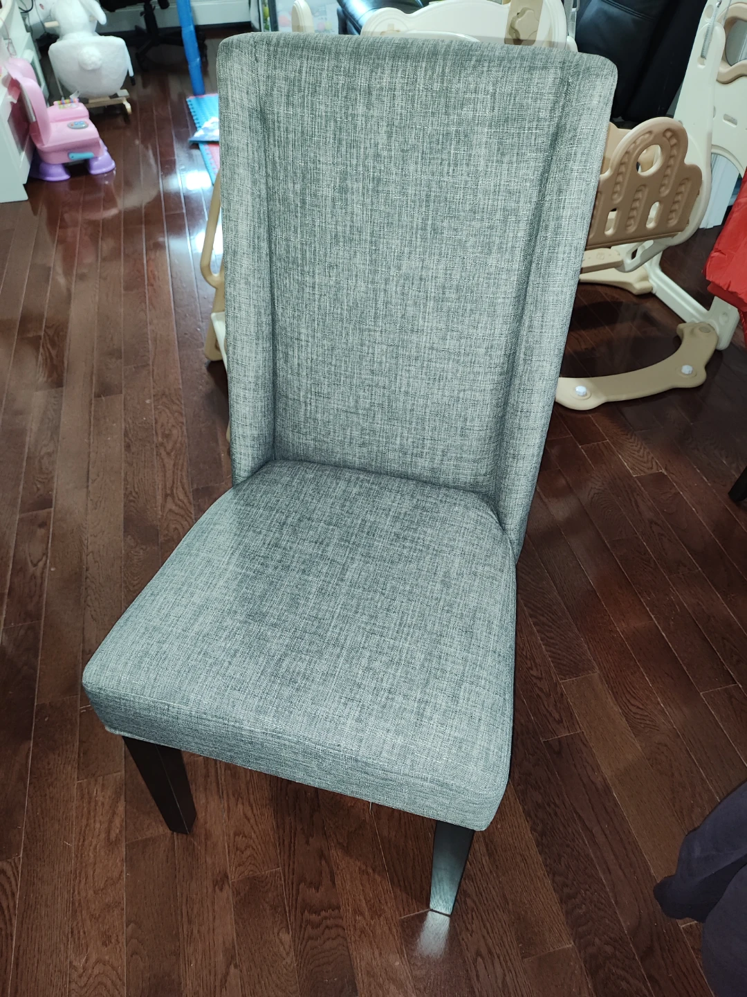 Upholstered Dining Chair - Gray