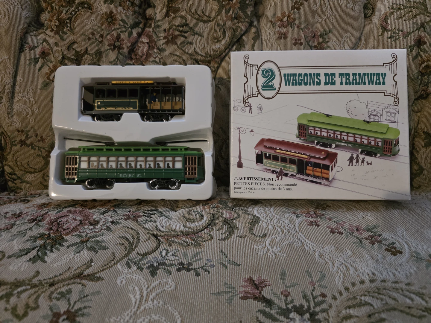 🥕 2 Tramway Train Model Set - photo 3