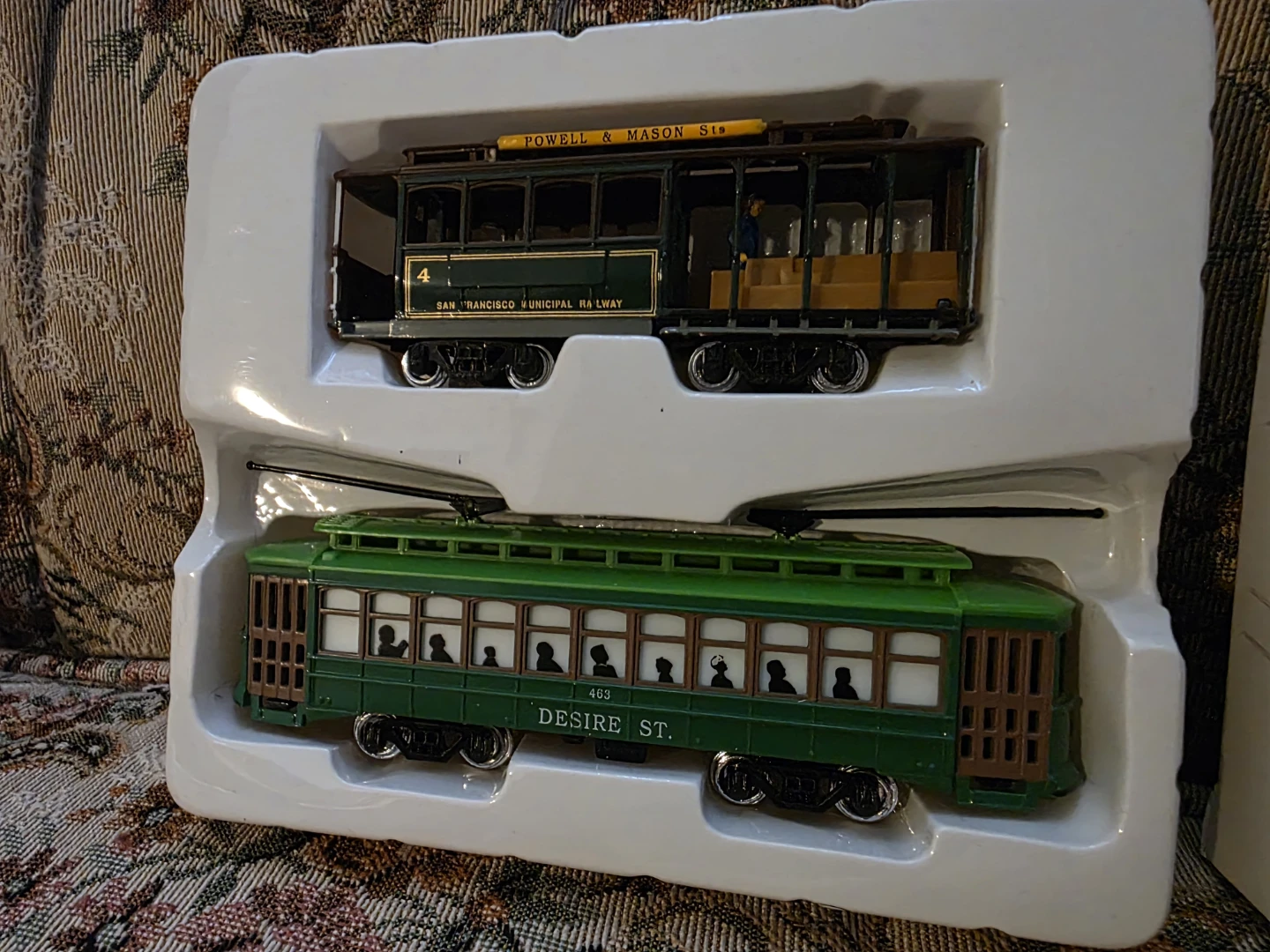 🥕 2 Tramway Train Model Set - photo 4