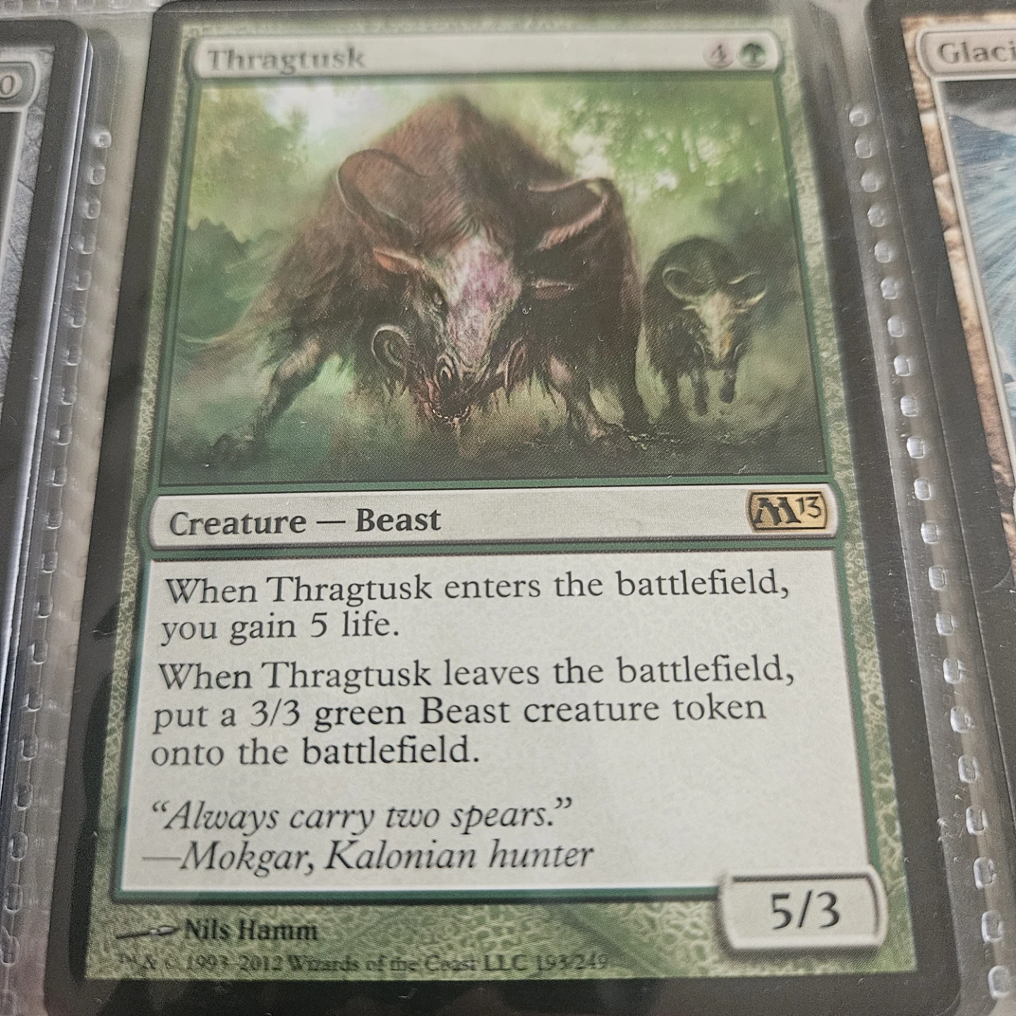 Thragtusk Magic The Gathering Card