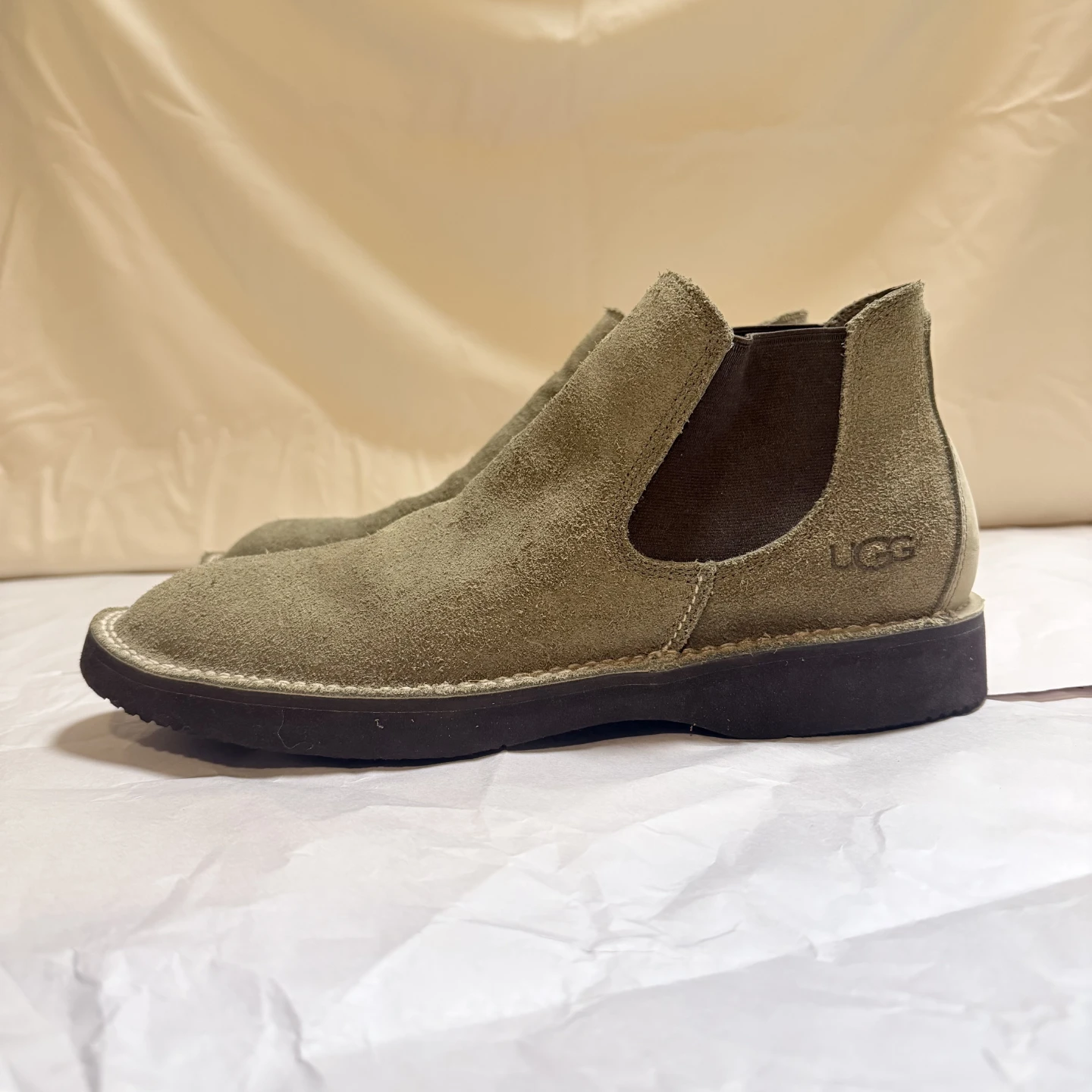 UGG Olive Green Suede Ankle Boots for men (Size 12) - photo 2