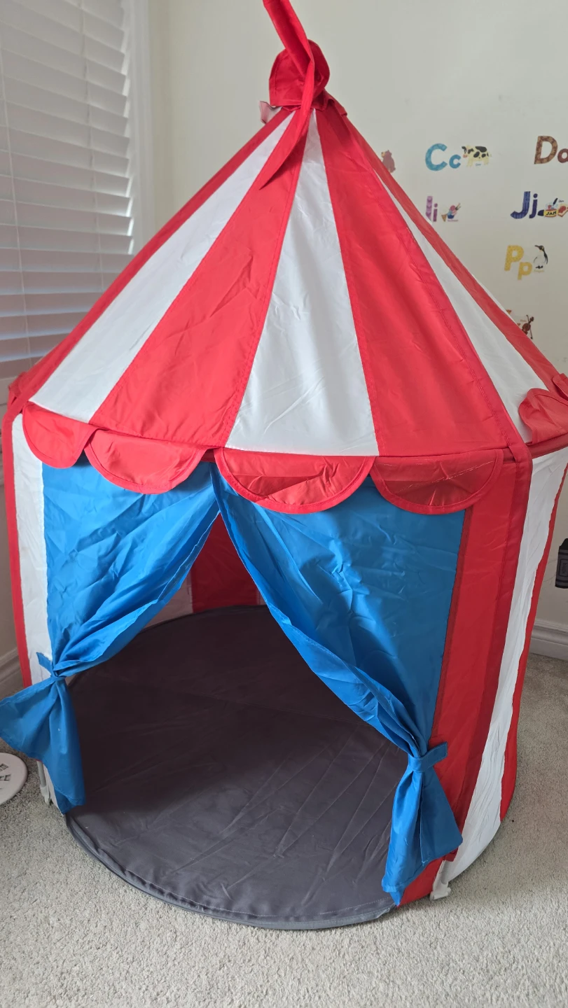 Kids Circus Tent - Red, White & Blue