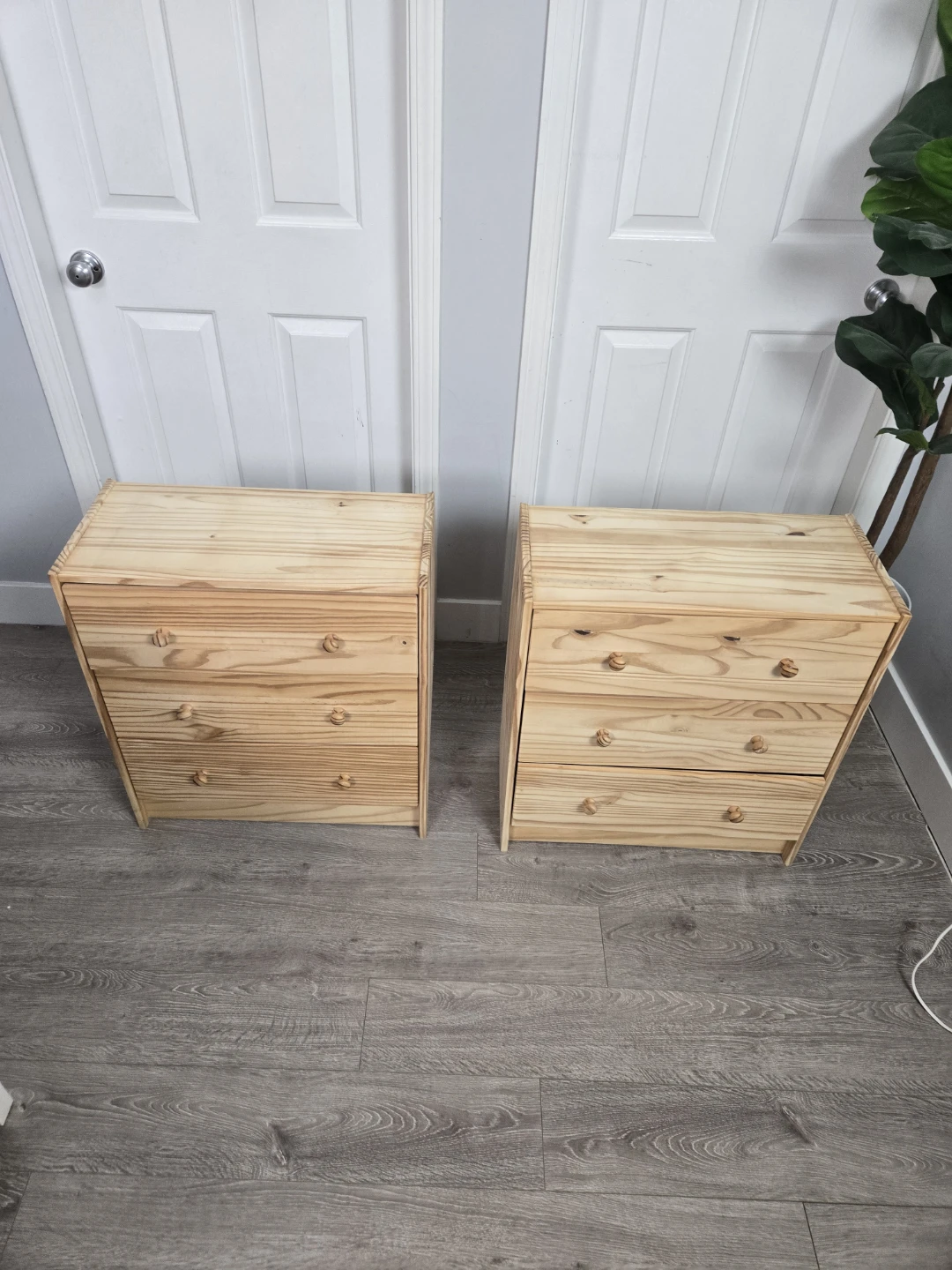 Ikea solid pine rast 3 drawer dresser 2 available - photo 5