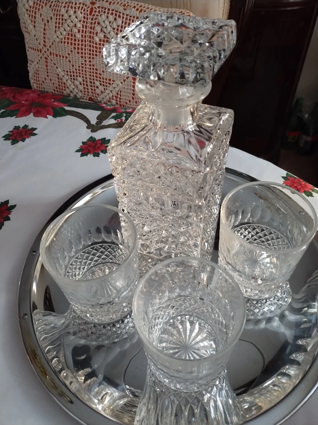Crystal Decanter Set with Glasses - photo 2