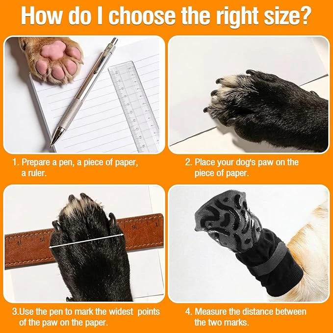 Non-Slip Dog Socks - Size L - photo 4