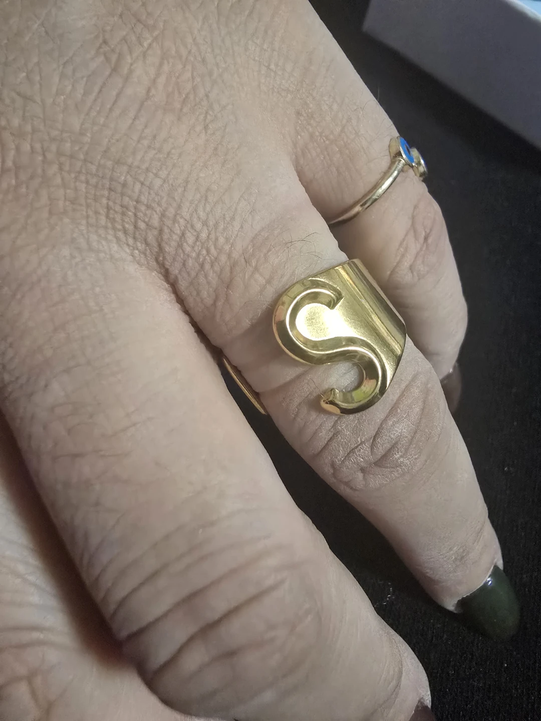 Gold Tone Tree of Life Ring