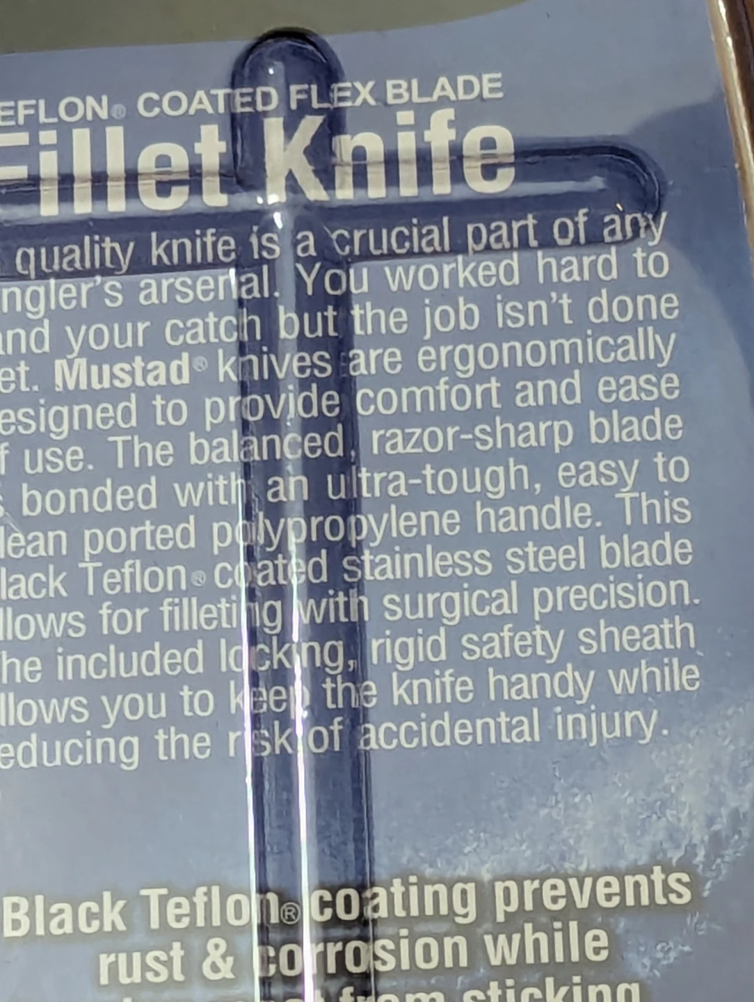 NEW Mustad 8" Teflon Coated Flex Fillet Knife with Sheath - photo 5