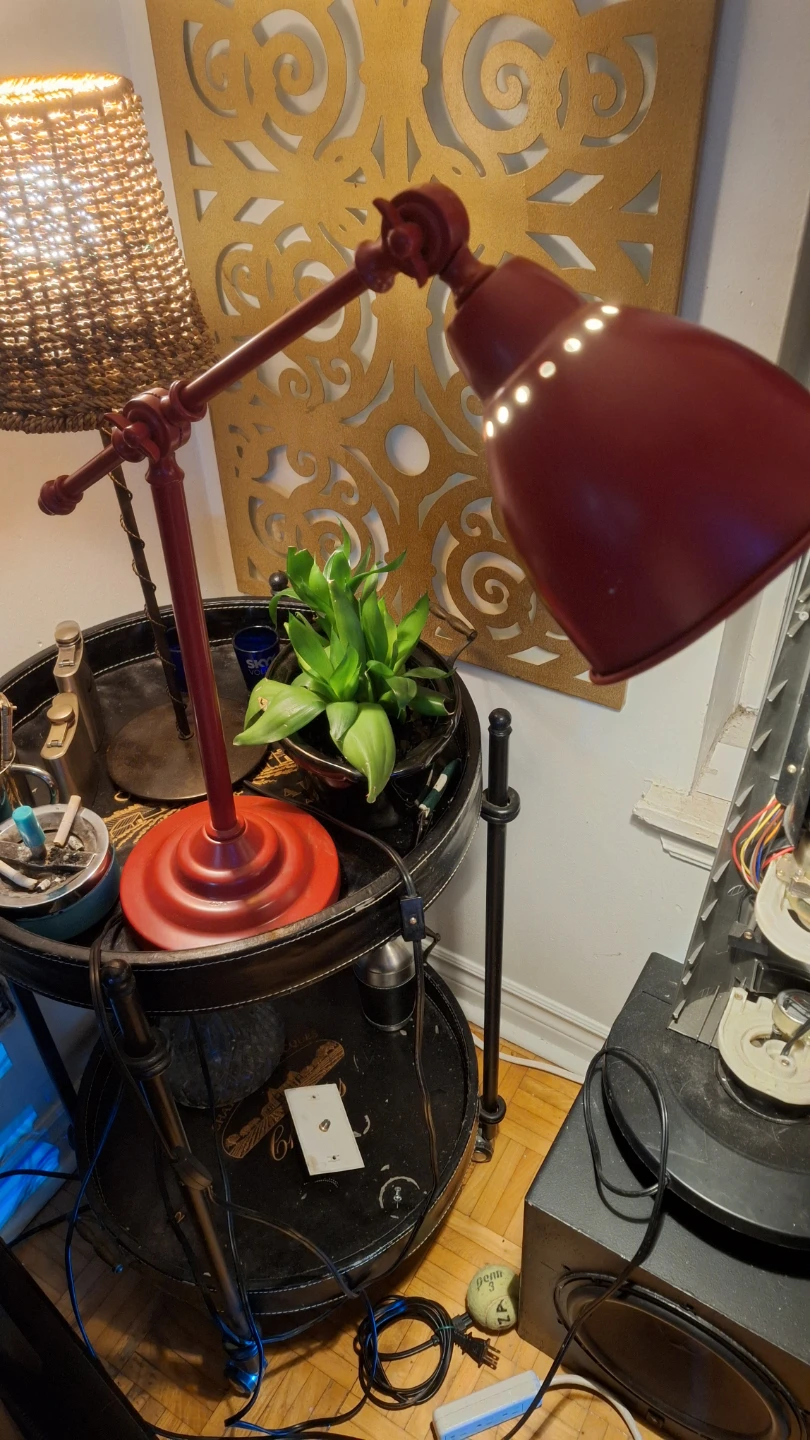 Adjustable Desk Lamp - Red