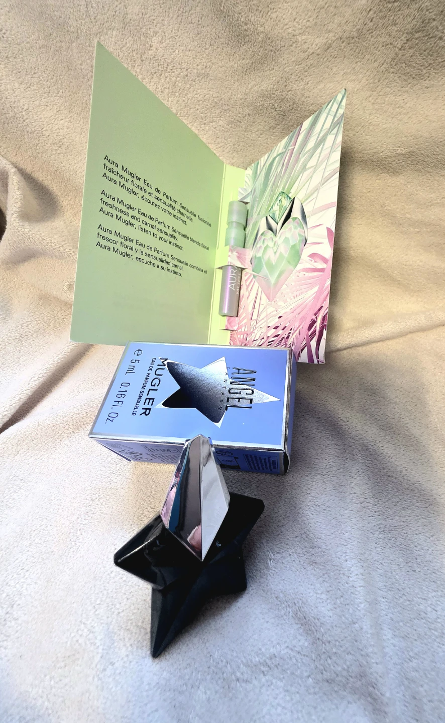New Mugler Angel 10ml & Aura Eau de Parfum Sample! $20 for ALL!